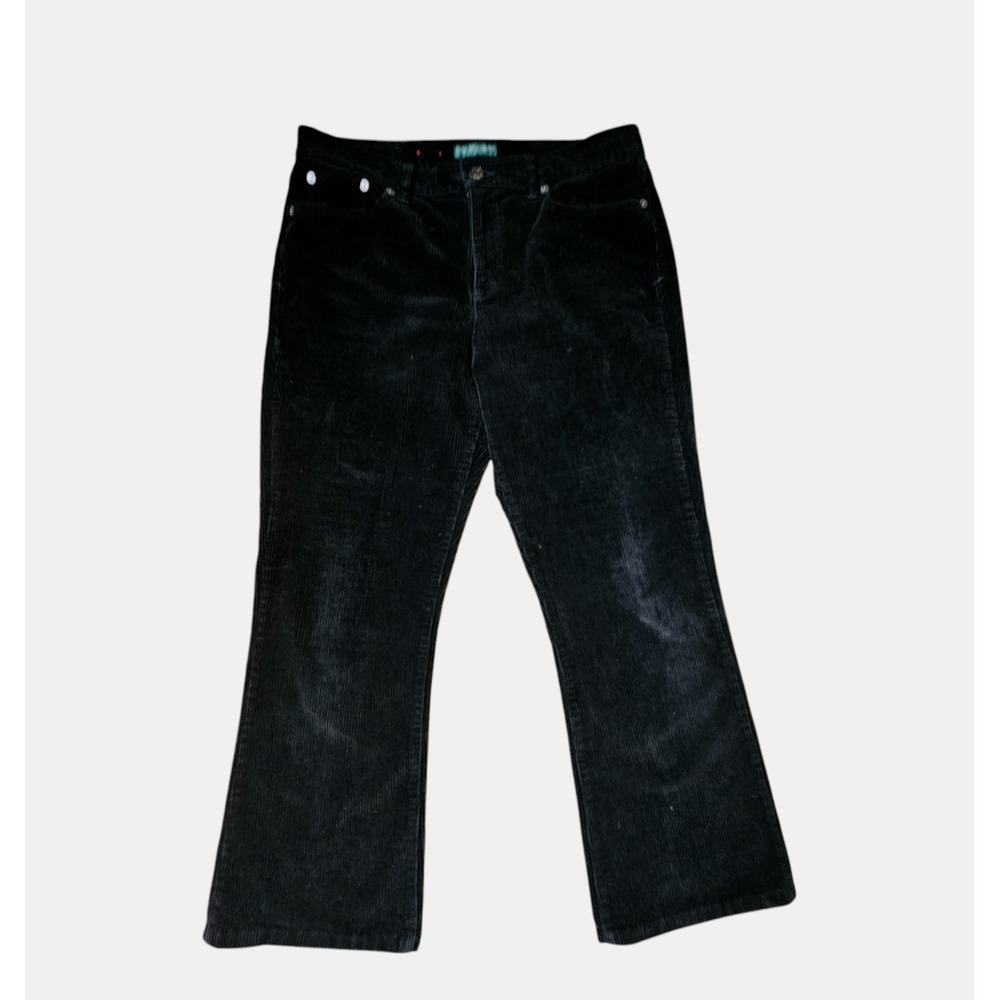 Lauren Jeans Co. Ralph Lauren Classic Bootcut Corduroy Pants Womens 10P‎ Preppy